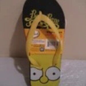 THE SIMPSONS boys flip flops (sandals) size m 12-13 new with tags